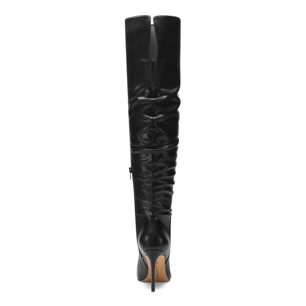 INC Womens Black Cushioned Iyonna Pointed Toe Stiletto Zip-Up Dress Boots 7 M - Picture 2 of 4